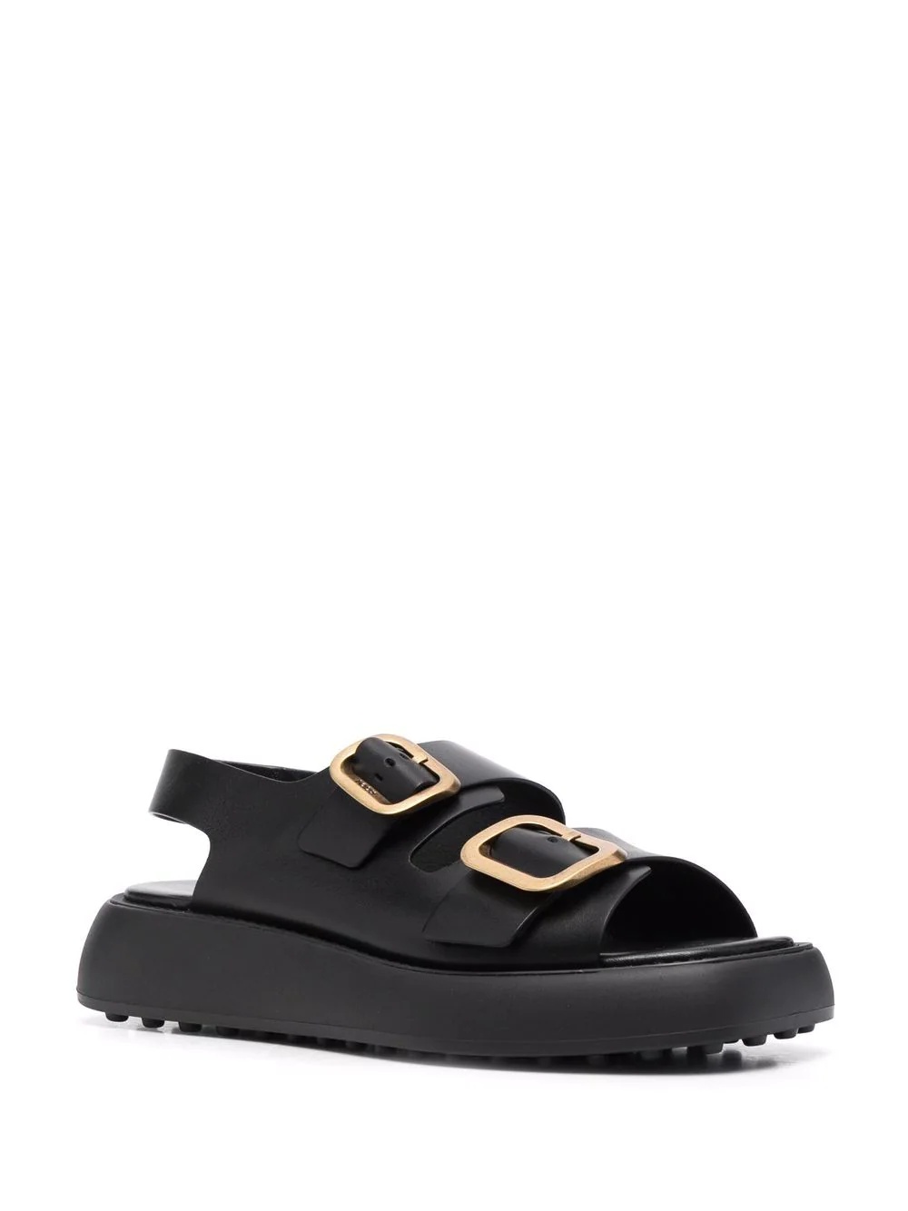 double buckle fastening sandals - 2