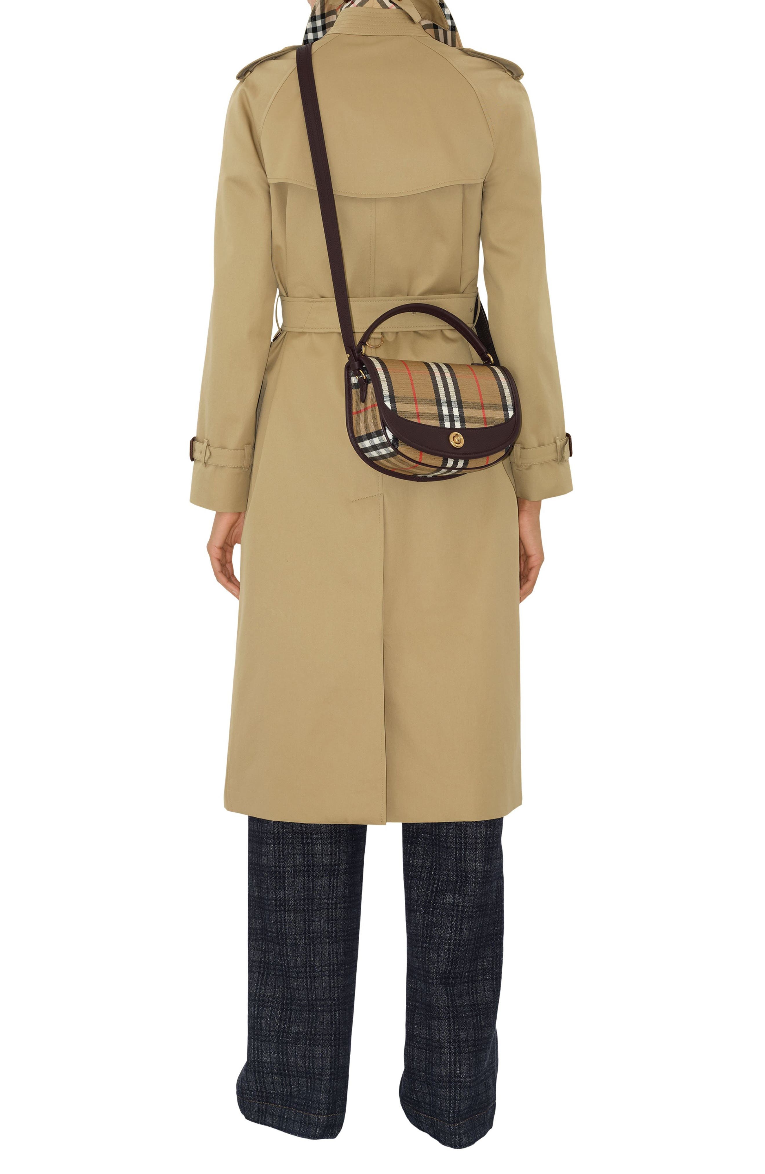 burberry Highlands Coated Canvas Top Handle Bag in Sand at Nordstrom - 5