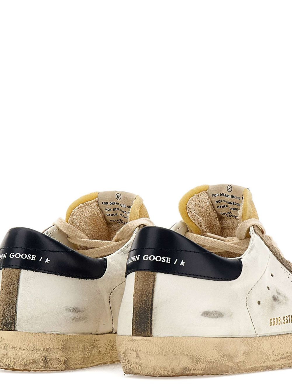 Super-Star used-effect leather low-top sneakers - 5