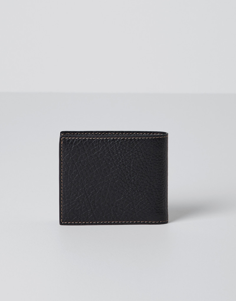 Brunello Cucinelli Grained calfskin wallet outlook