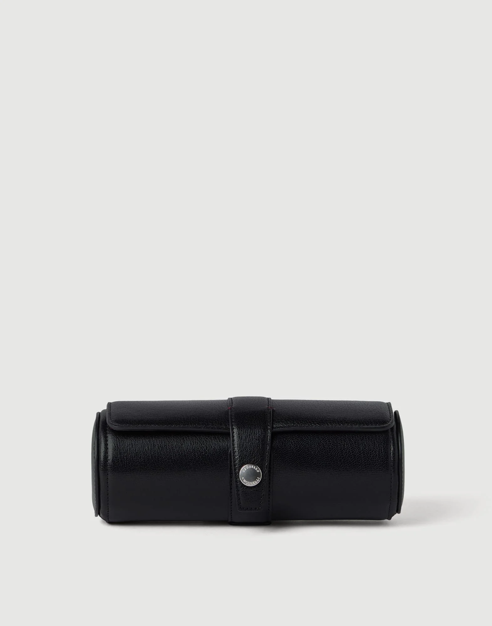 Brushed leather watch box - 1