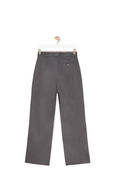 Loewe Pleated trousers in cotton outlook