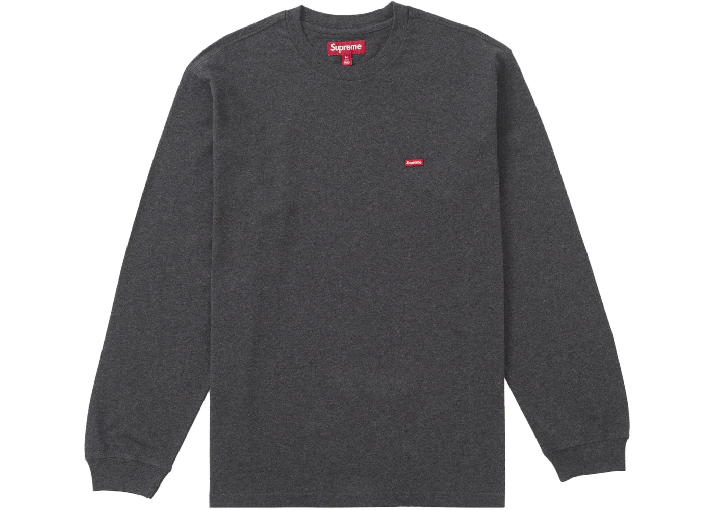 Supreme Small Box L/S Tee (FW24) Charcoal - 1