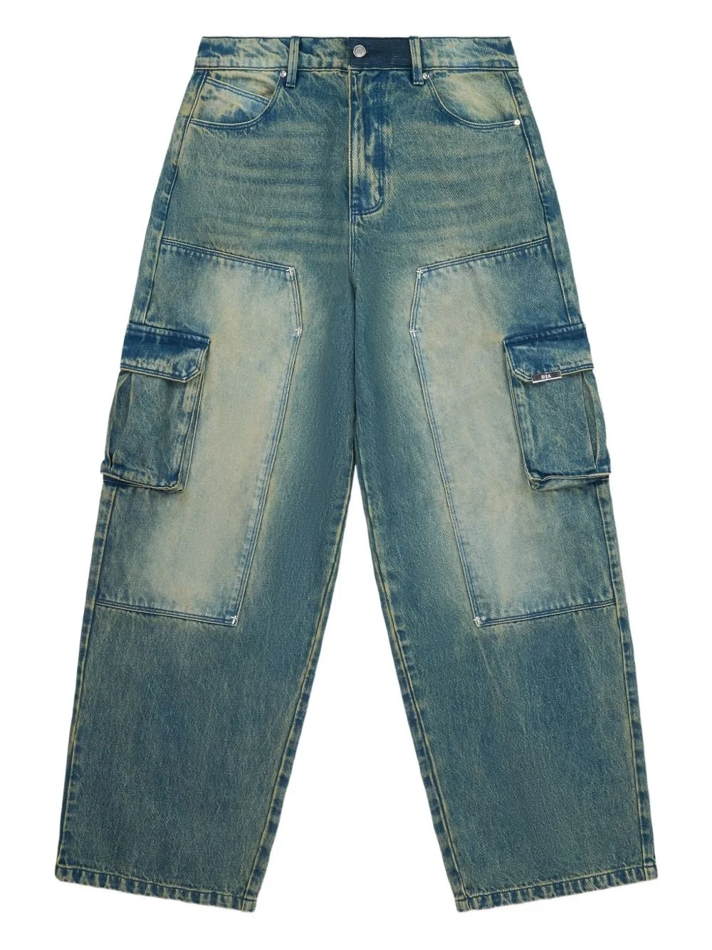 cargo-pocket jeans - 1