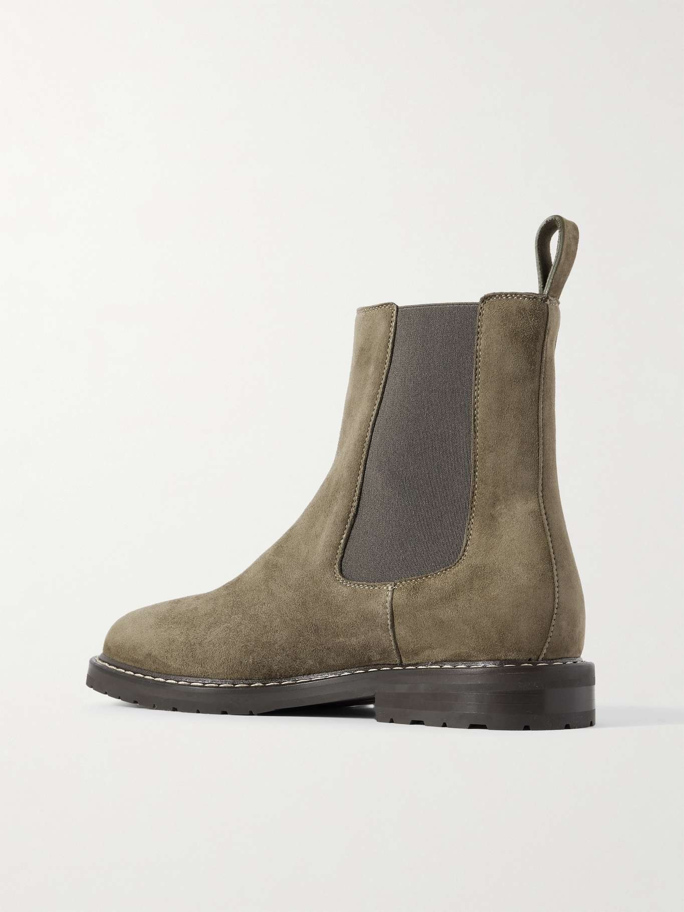 71 suede Chelsea boots Army green - 3