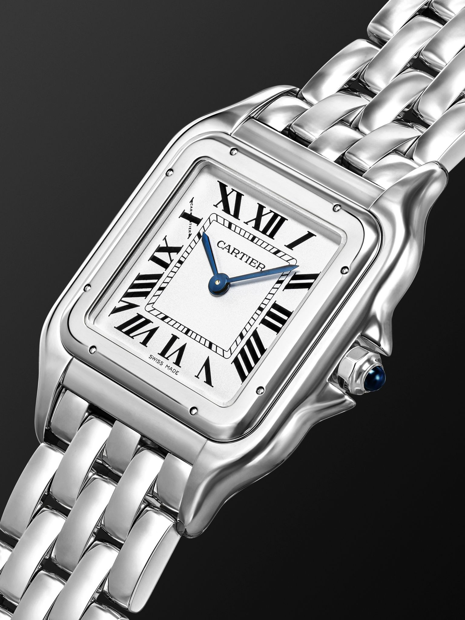 Panthère de Cartier Large 42mm Stainless Steel Watch, Ref. No. W2PN0016 Gray - 3