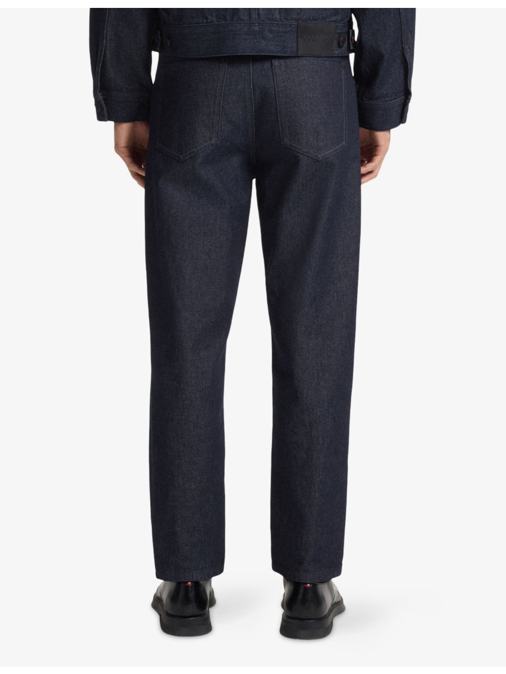 Regular-Fit Tapered-Leg Denim Jeans - 4
