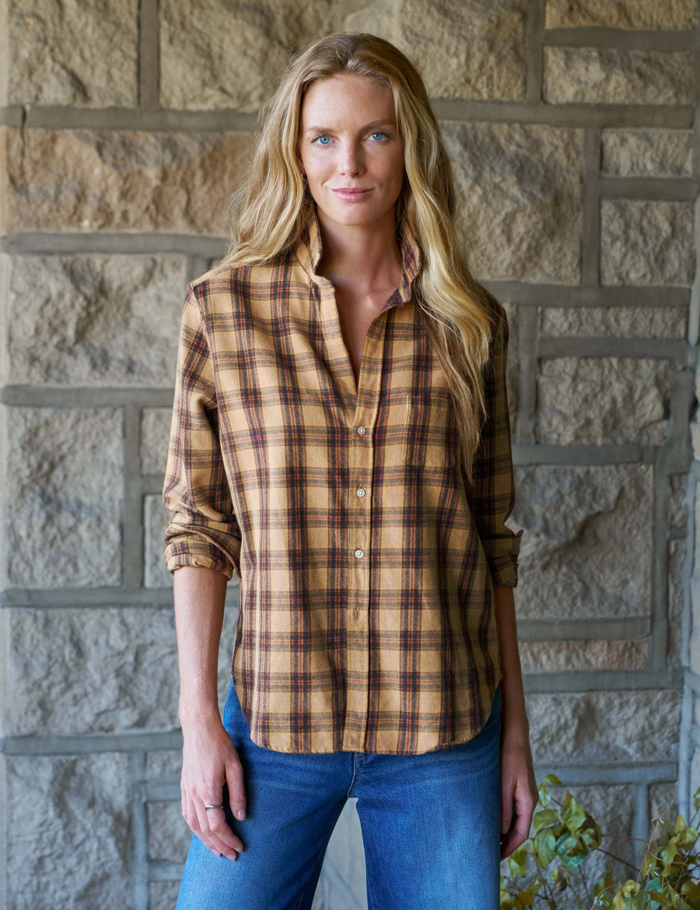 Relaxed Button-Up Shirt - 1