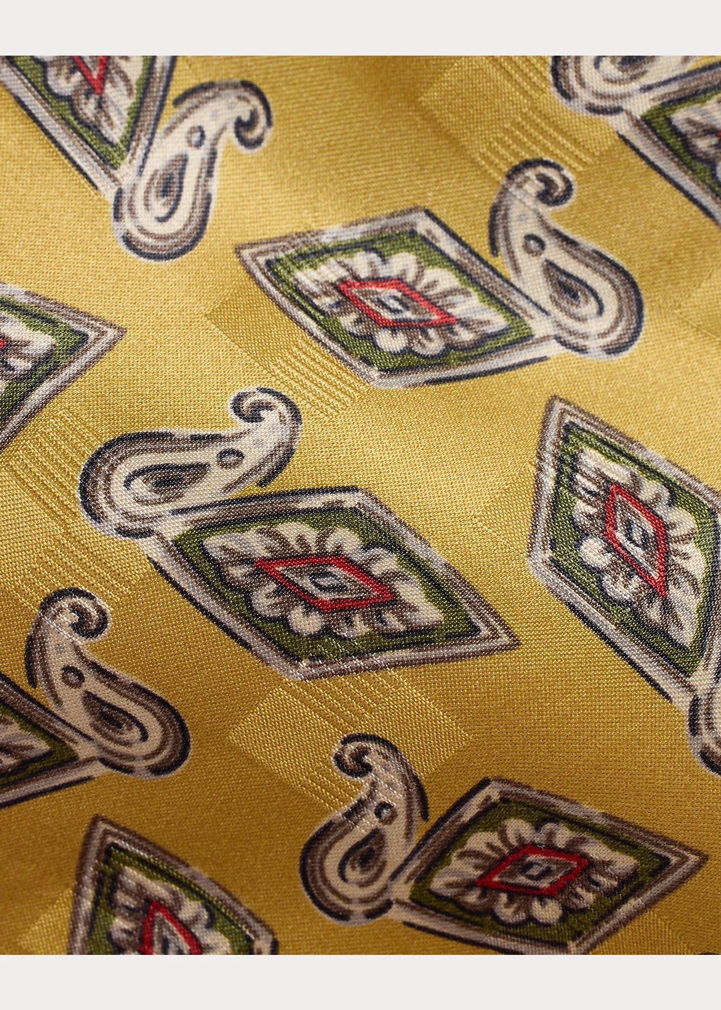 Handmade Print Silk Jacquard Tie - 3