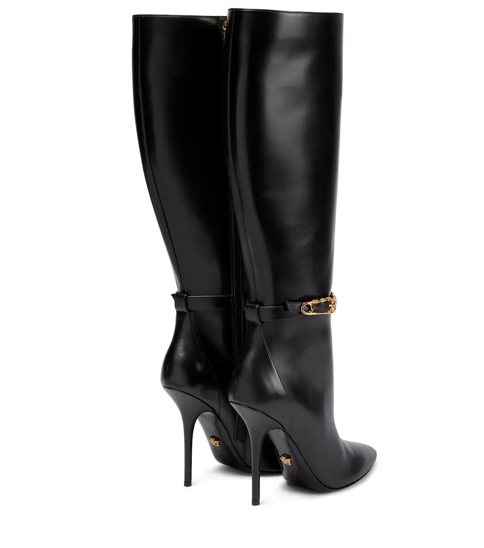 Safety Pin leather boots - 3