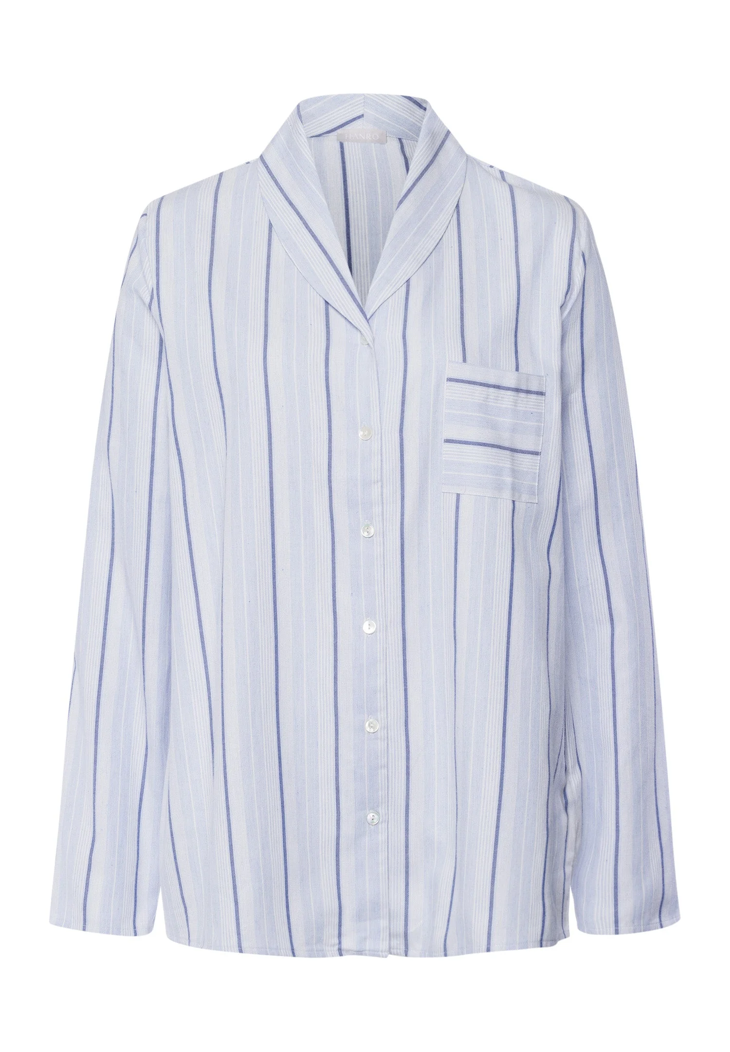 Loungy Nights Shawl Collar Cotton Shirt - 1