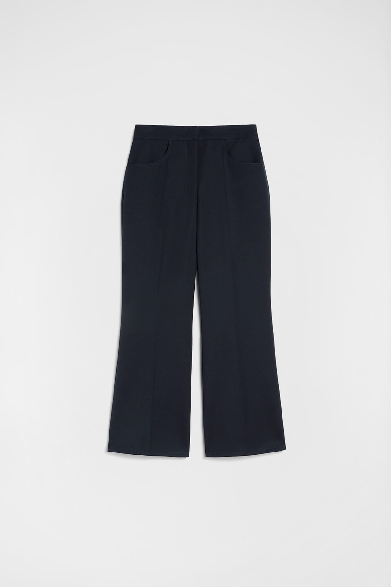 Wool Gabardine Tailored Trousers 1
