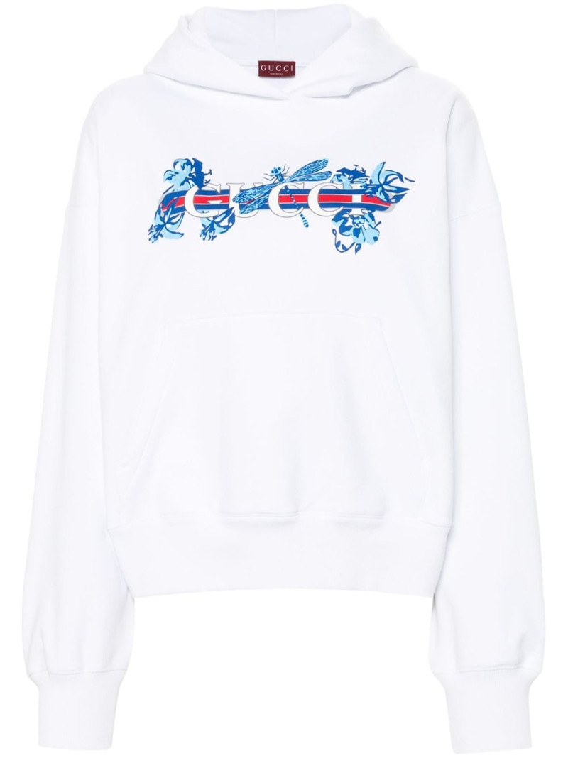 logo-print hoodie 1