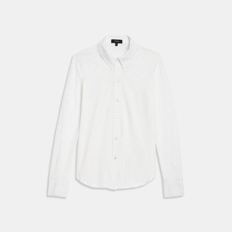 Button Up Shirt in Organic Cotton - 1