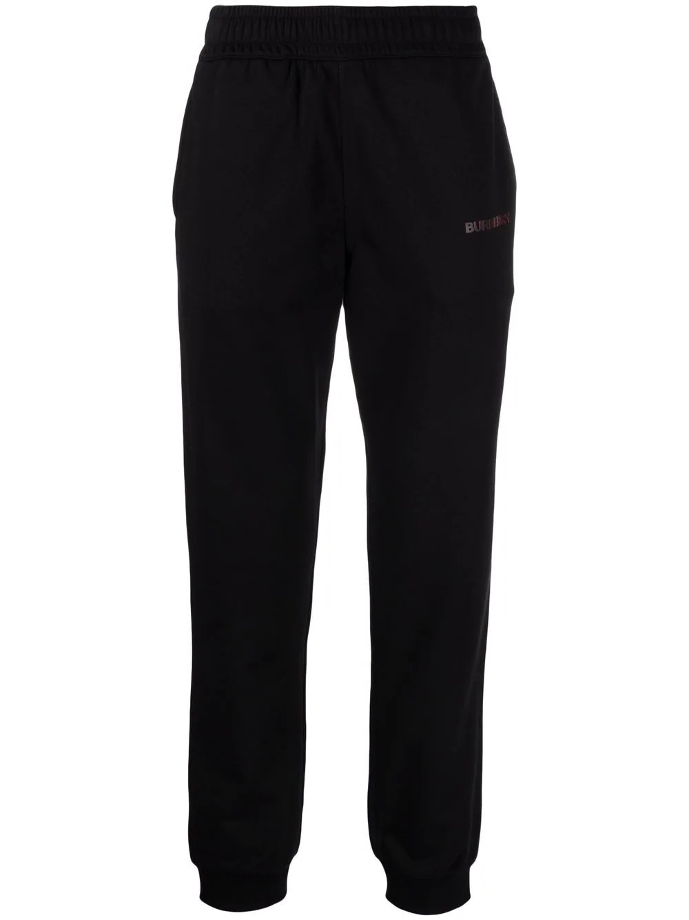 logo-print stretch cotton track pants - 1