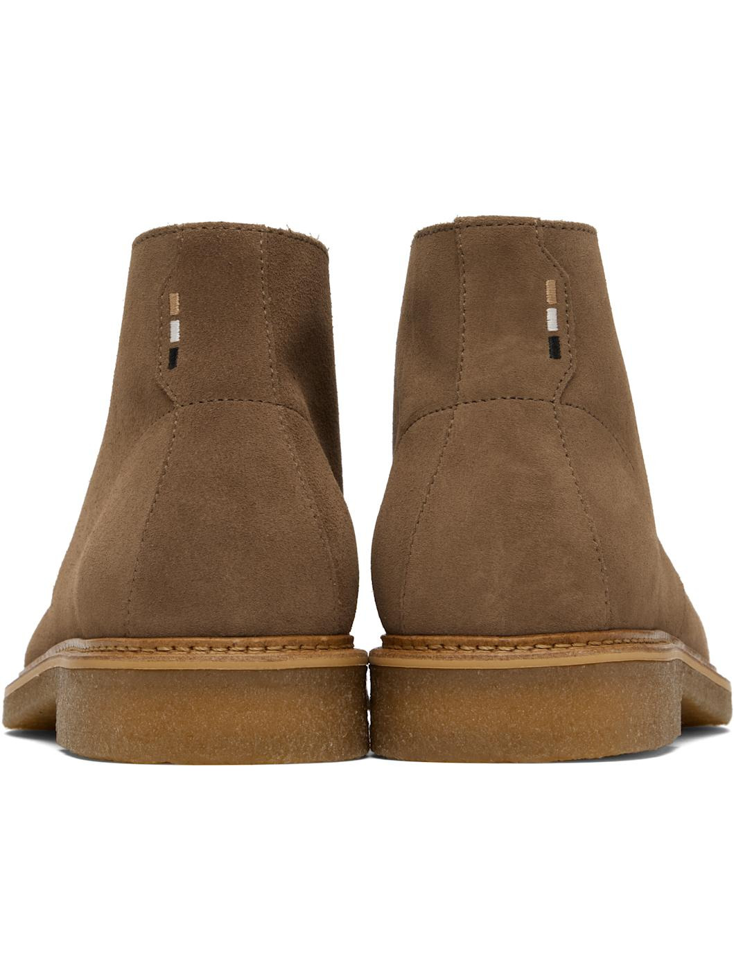 Taupe Suede Desert Boots - 2