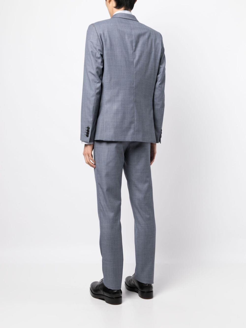 single-breasted wool suit - 4