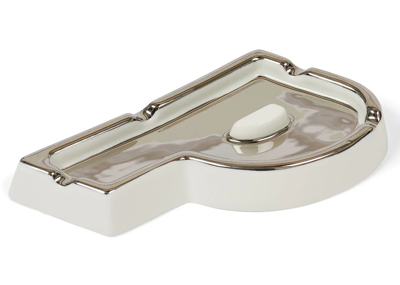 Palace P Ashtray White/Silver - 1