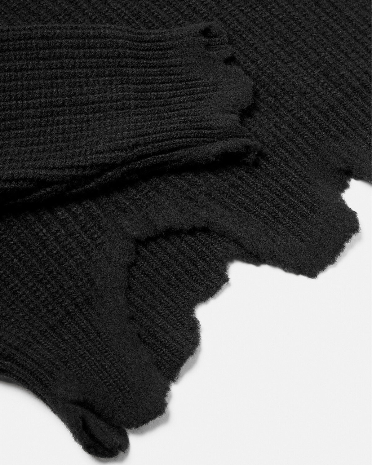 Distressed Knit Sweater - 4