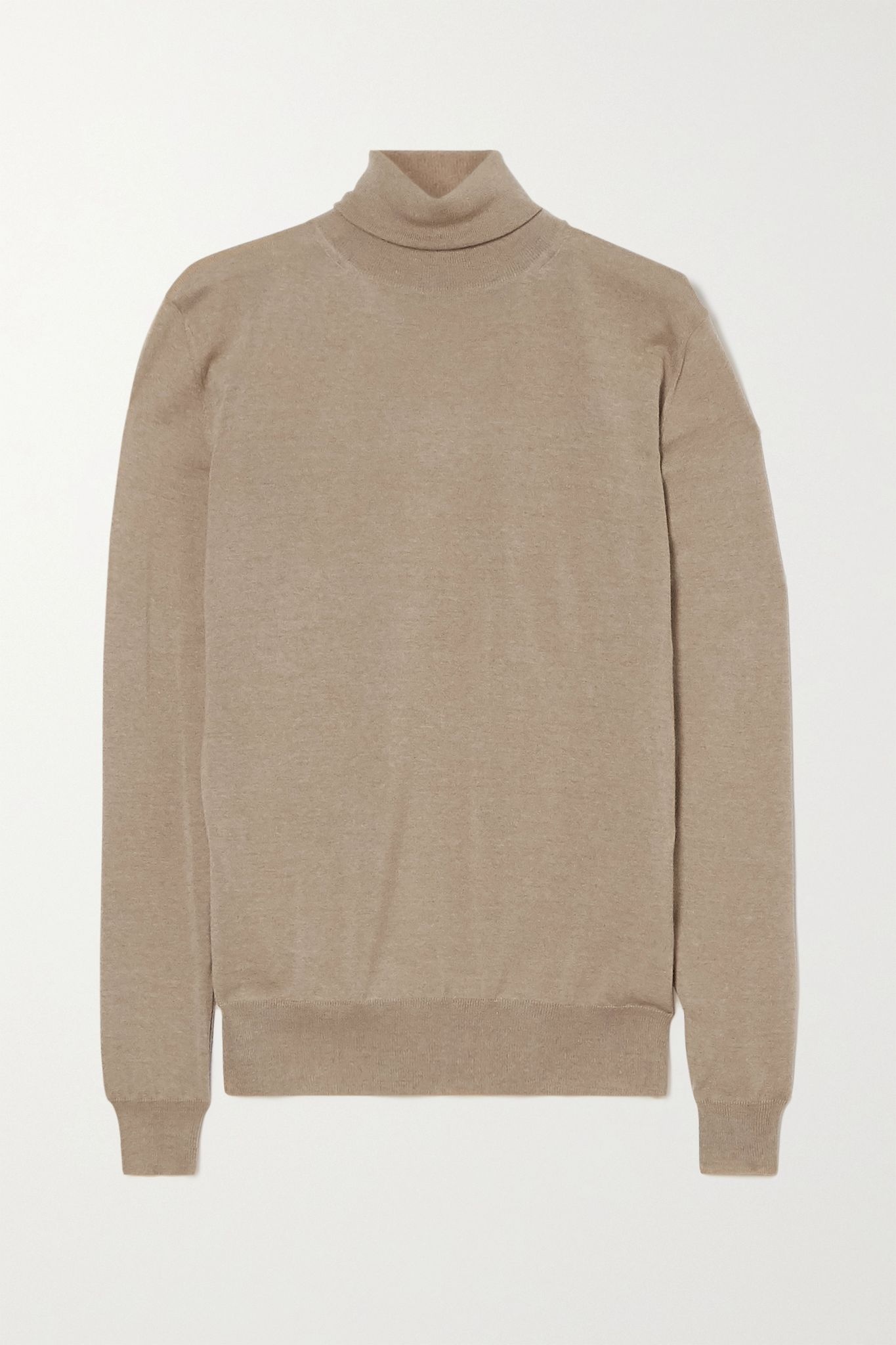 Virgin wool turtleneck sweater - 1