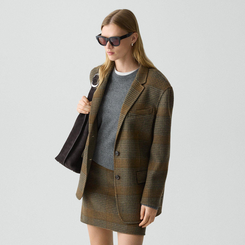 Oversized Blazer in Double-Face Wool-Cashmere 3