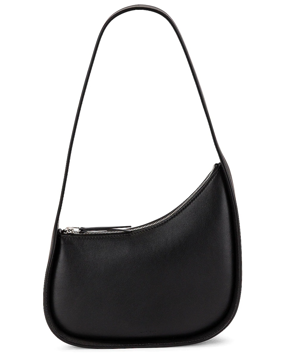 Leather Half Moon Bag - 3