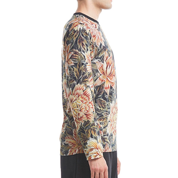 Y-3 Flowers Printing Long Sleeves Unisex DP0566 - 4