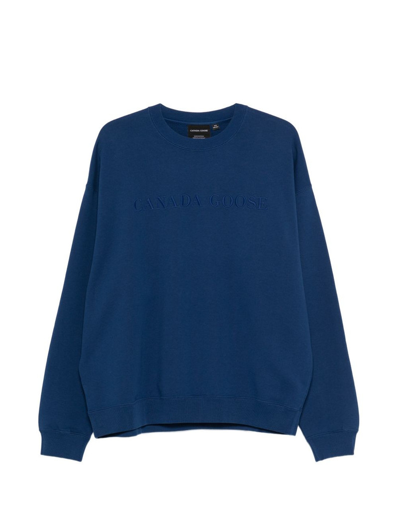 embroidery crew sweatshirt 1