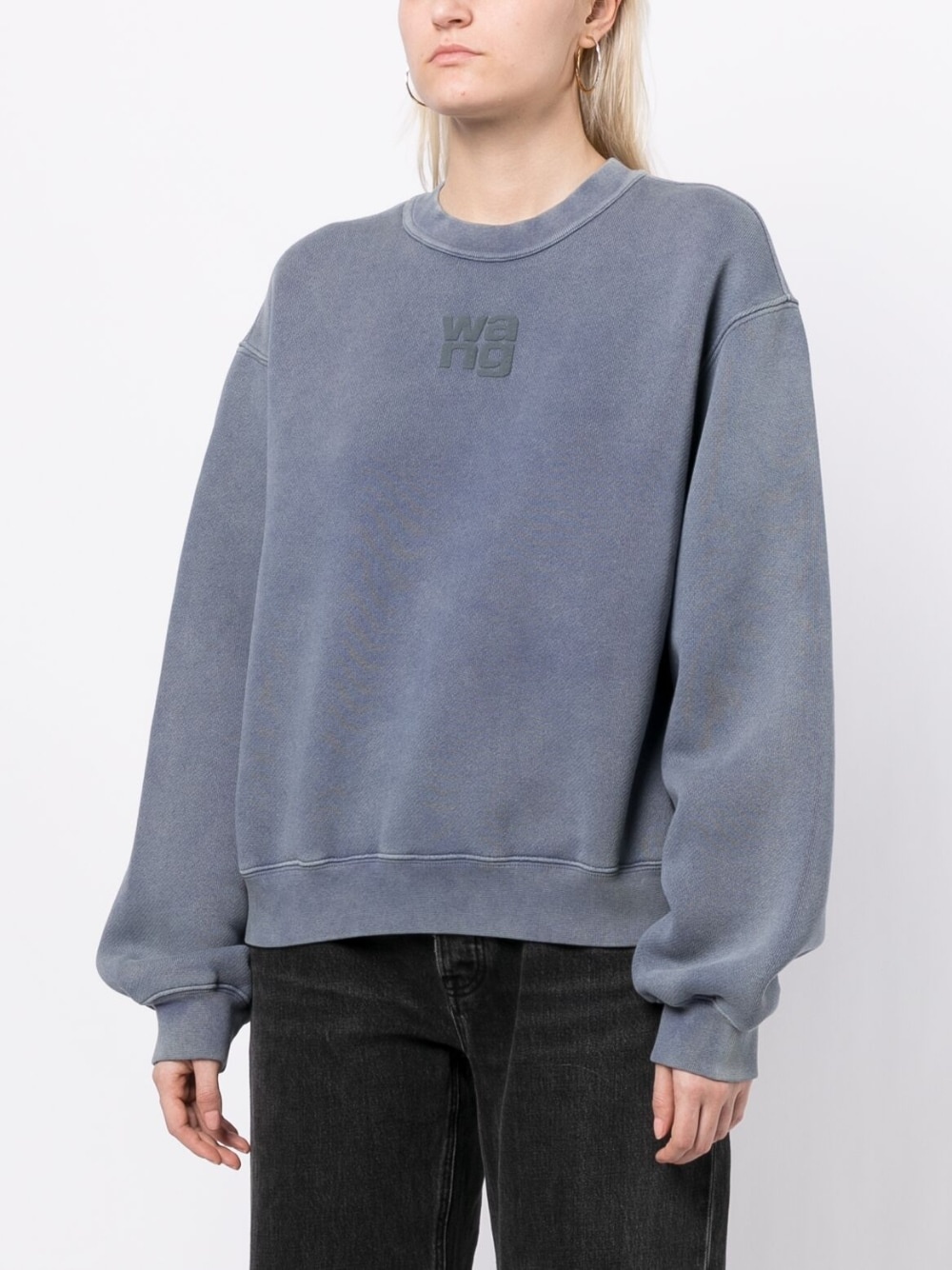 logo-patch sweatshirt - 3