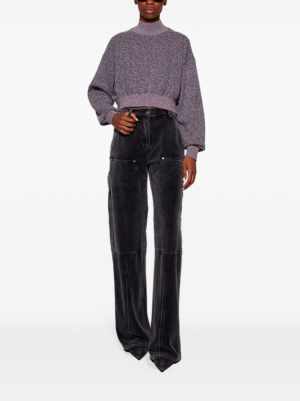 cropped jumper - 2