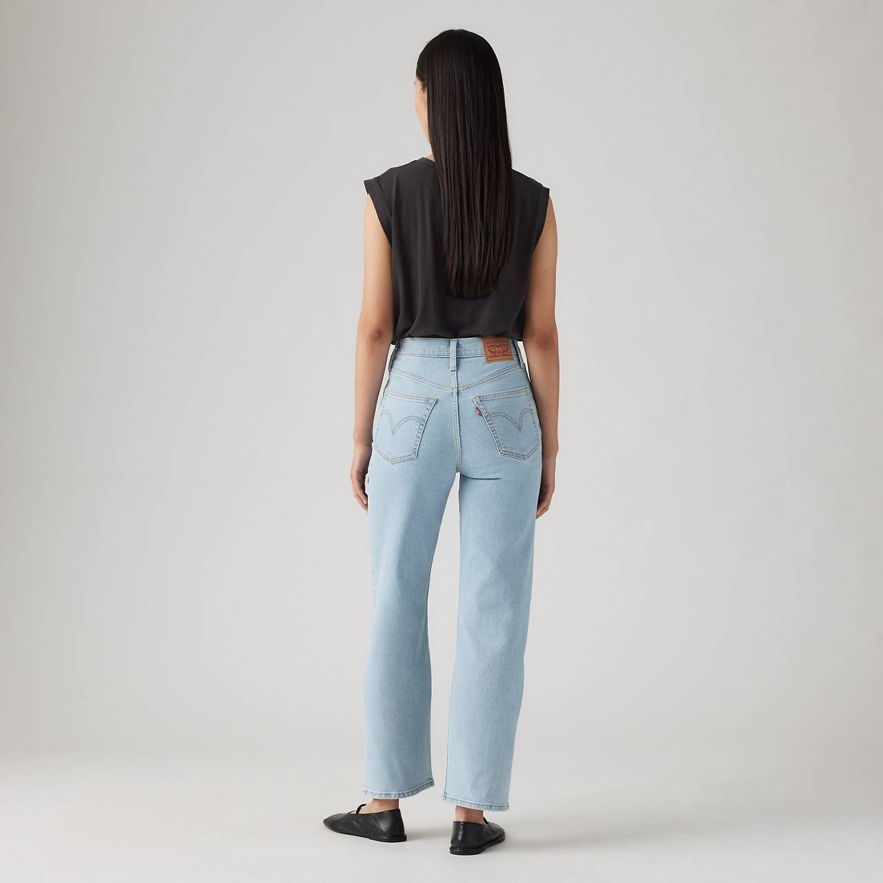 RIBCAGE STRAIGHT ANKLE WOMEN'S JEANS - 4