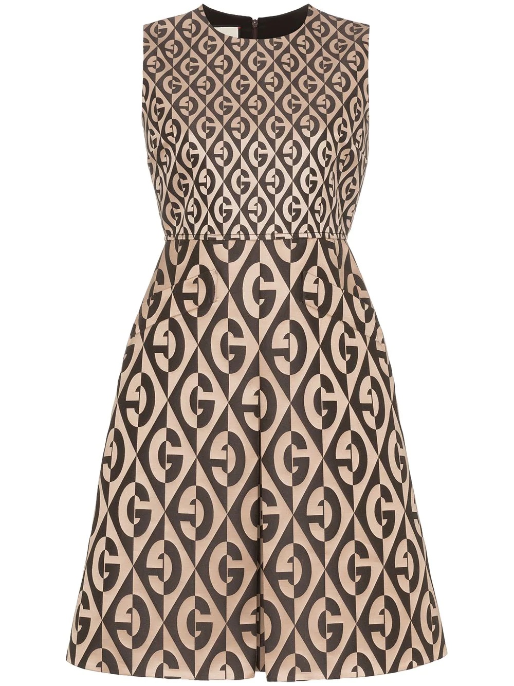 G Rhombus logo-print dress - 1