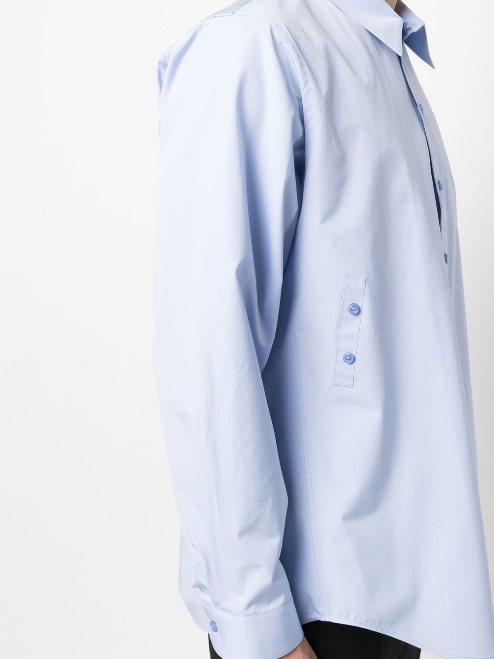 button detail long sleeve shirt - 5