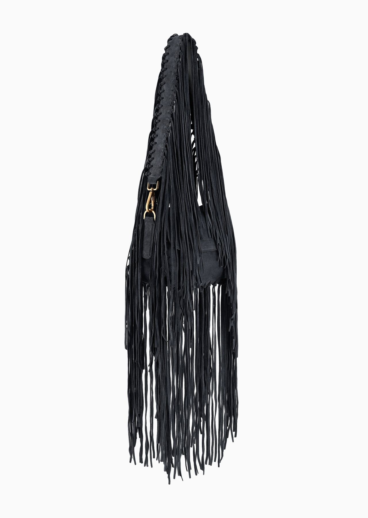 La Prima fringed suede bag - 3