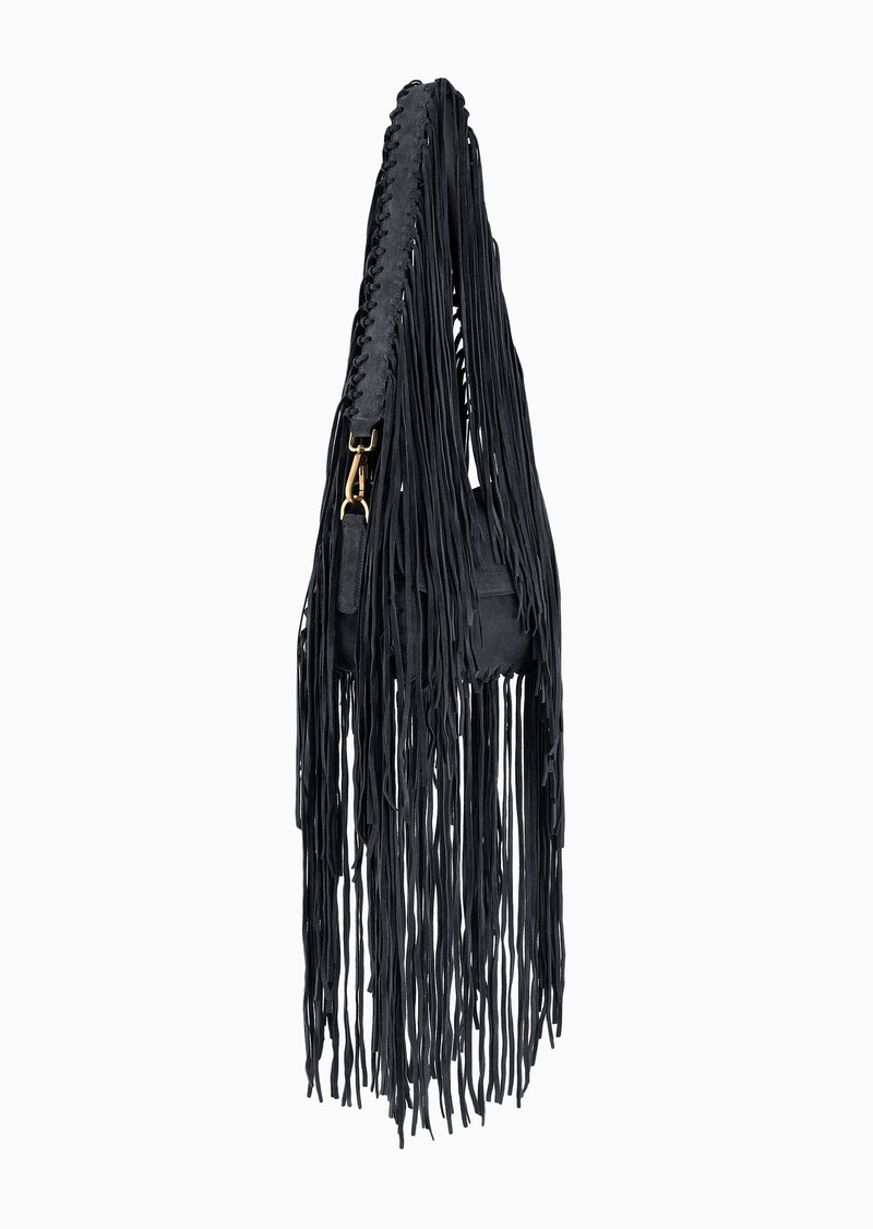 La Prima fringed suede bag 3