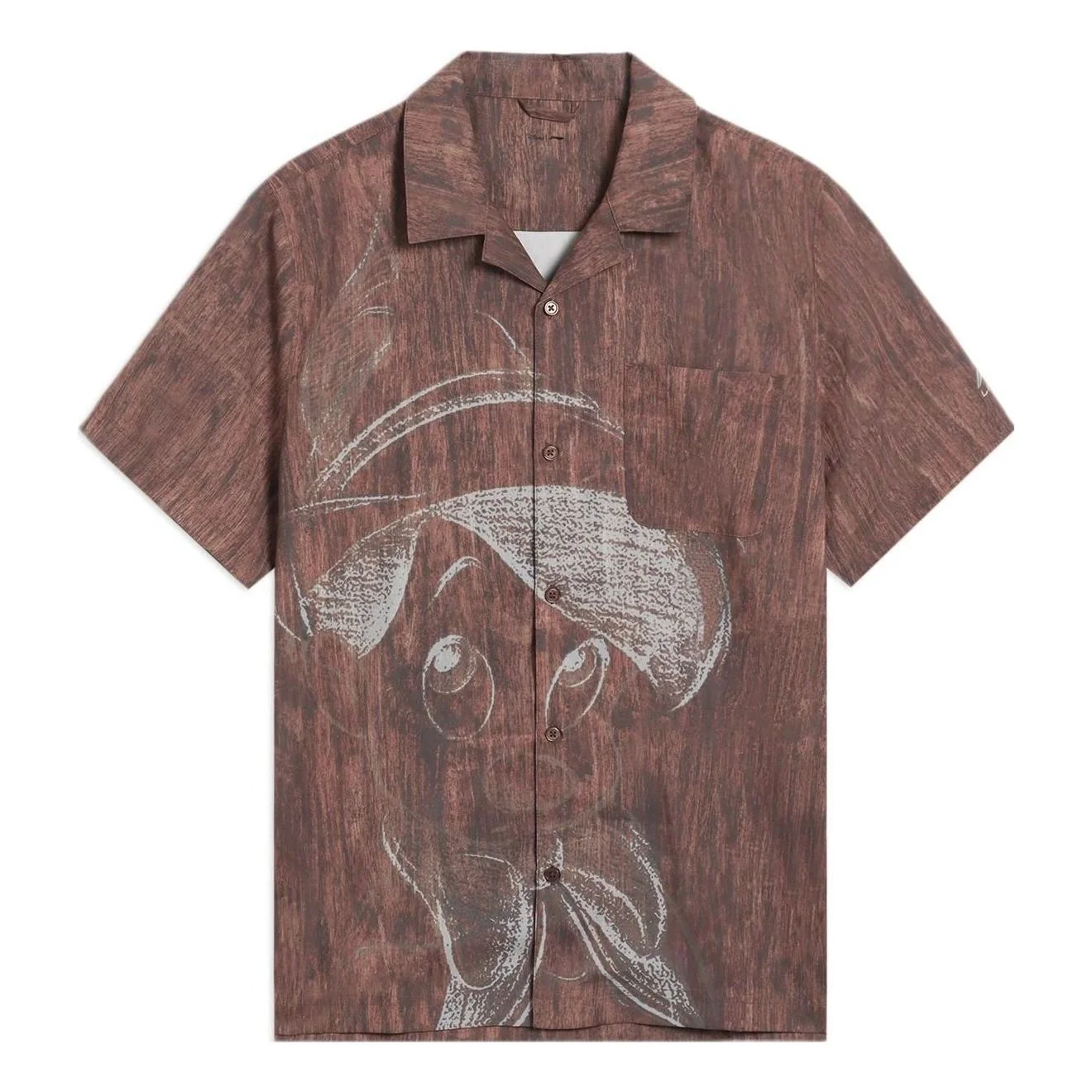 Li-Ning x Disney Pinocchio Graphic Shirt 'Brown' ASHS431-2 - 1