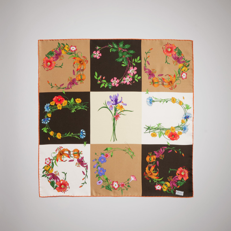 Printed silk twill bandana 3