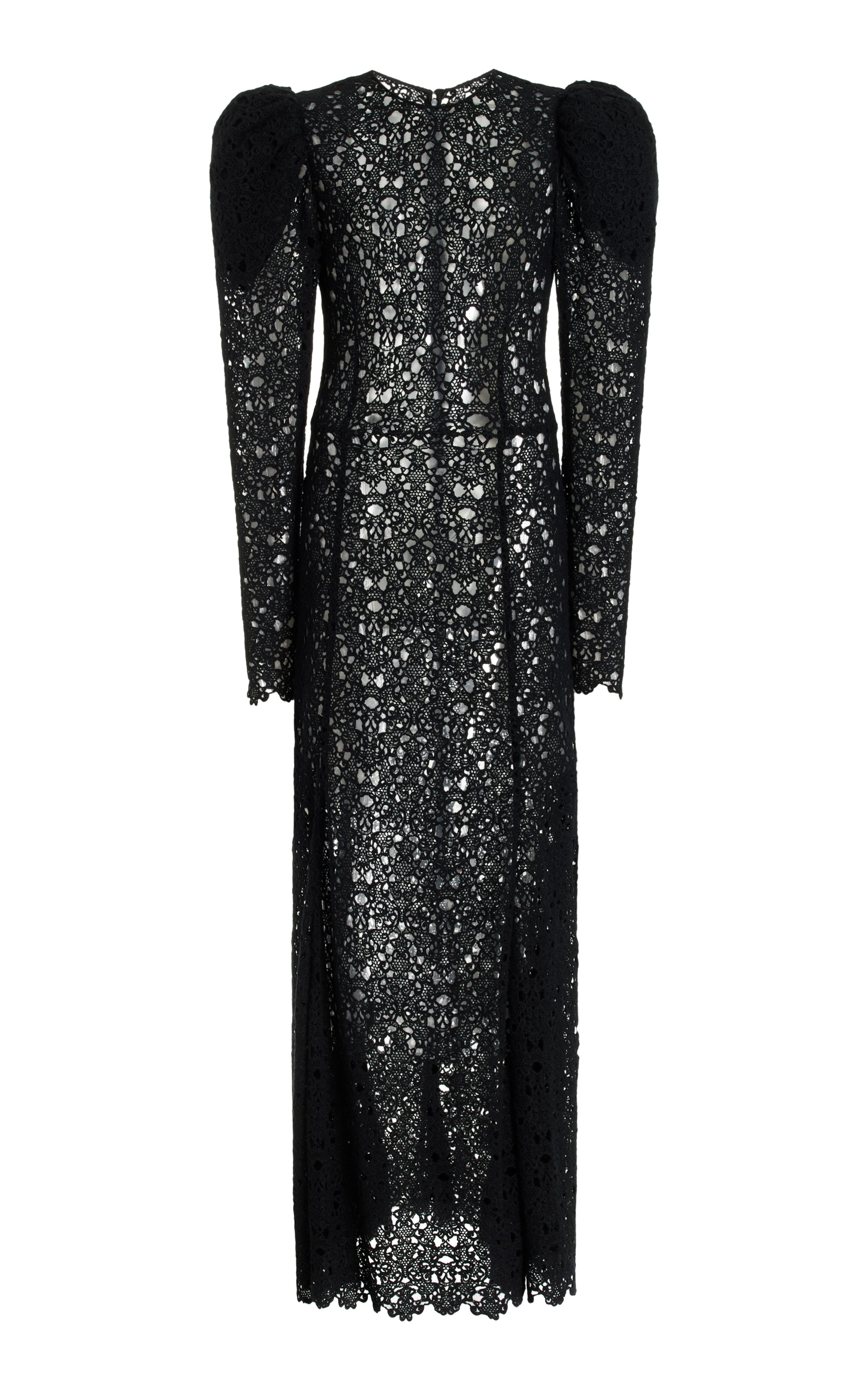 Lana Dress in Black Cashmere Lace - 1