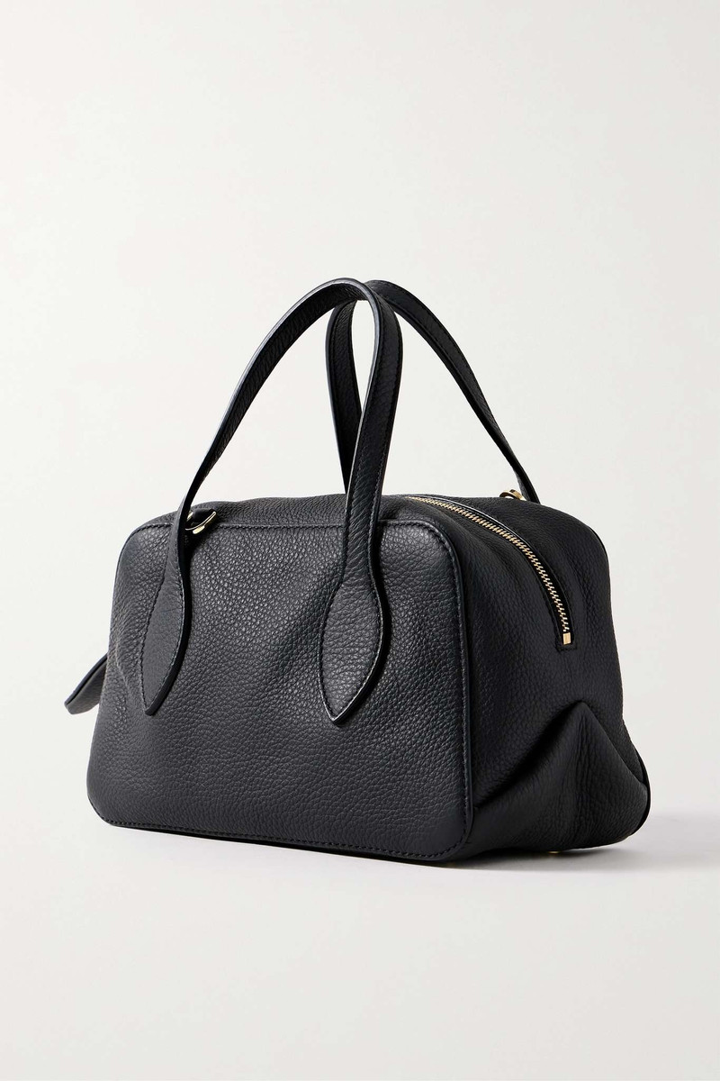 Maeve small textured-leather tote 3