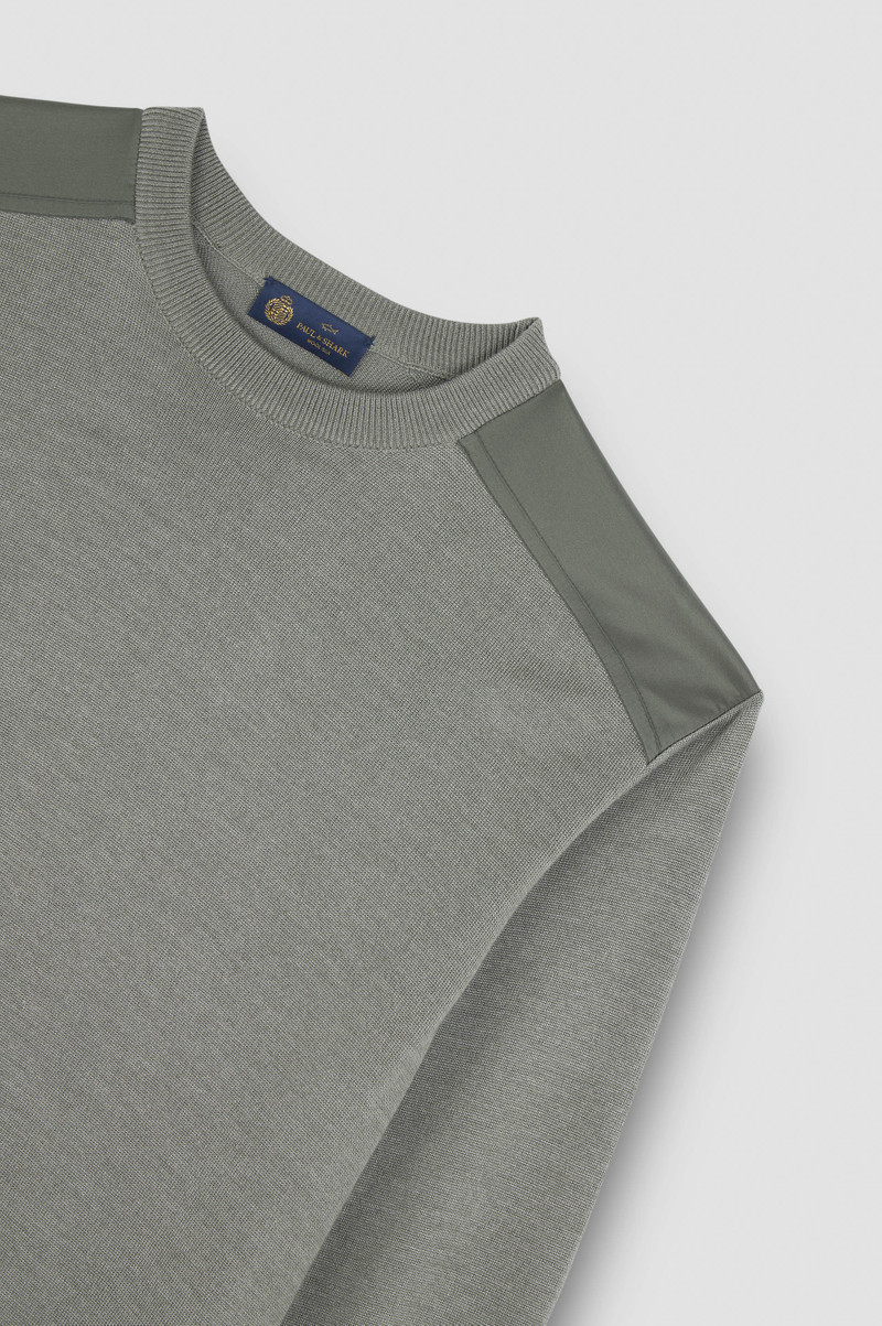 WOOL AND SILK CREWNECK SWEATER 5