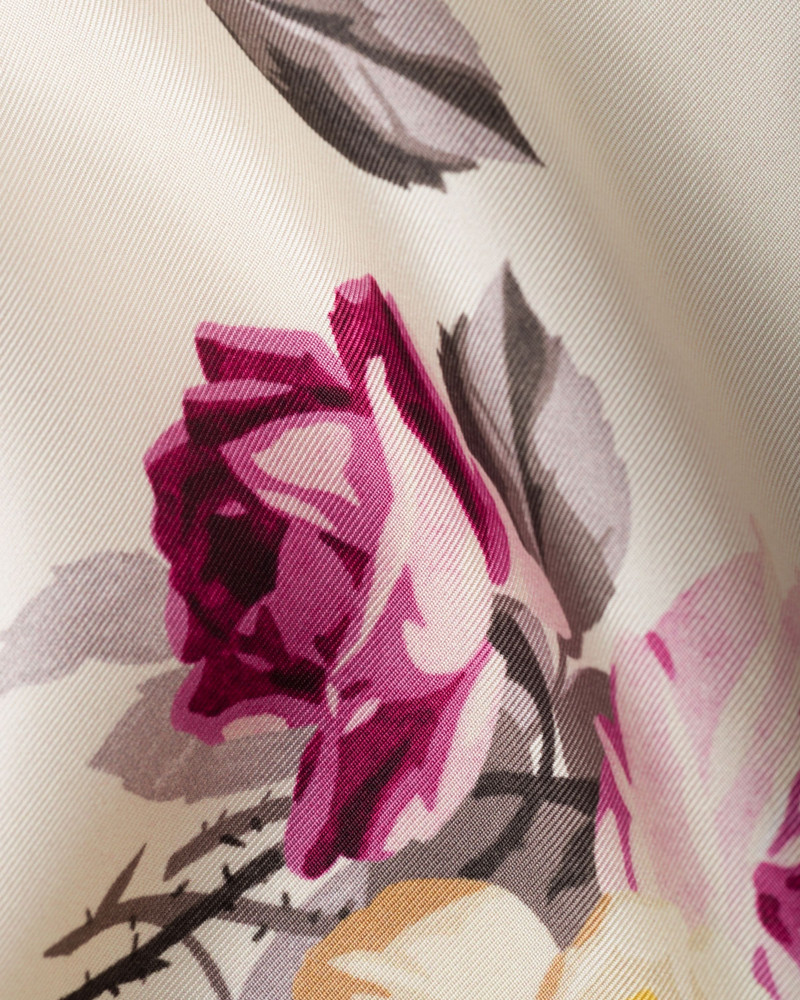 Prada Printed silk twill scarf outlook