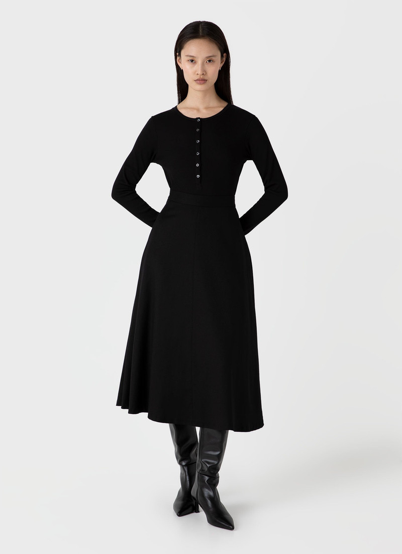 Sunspel Rib Henley outlook