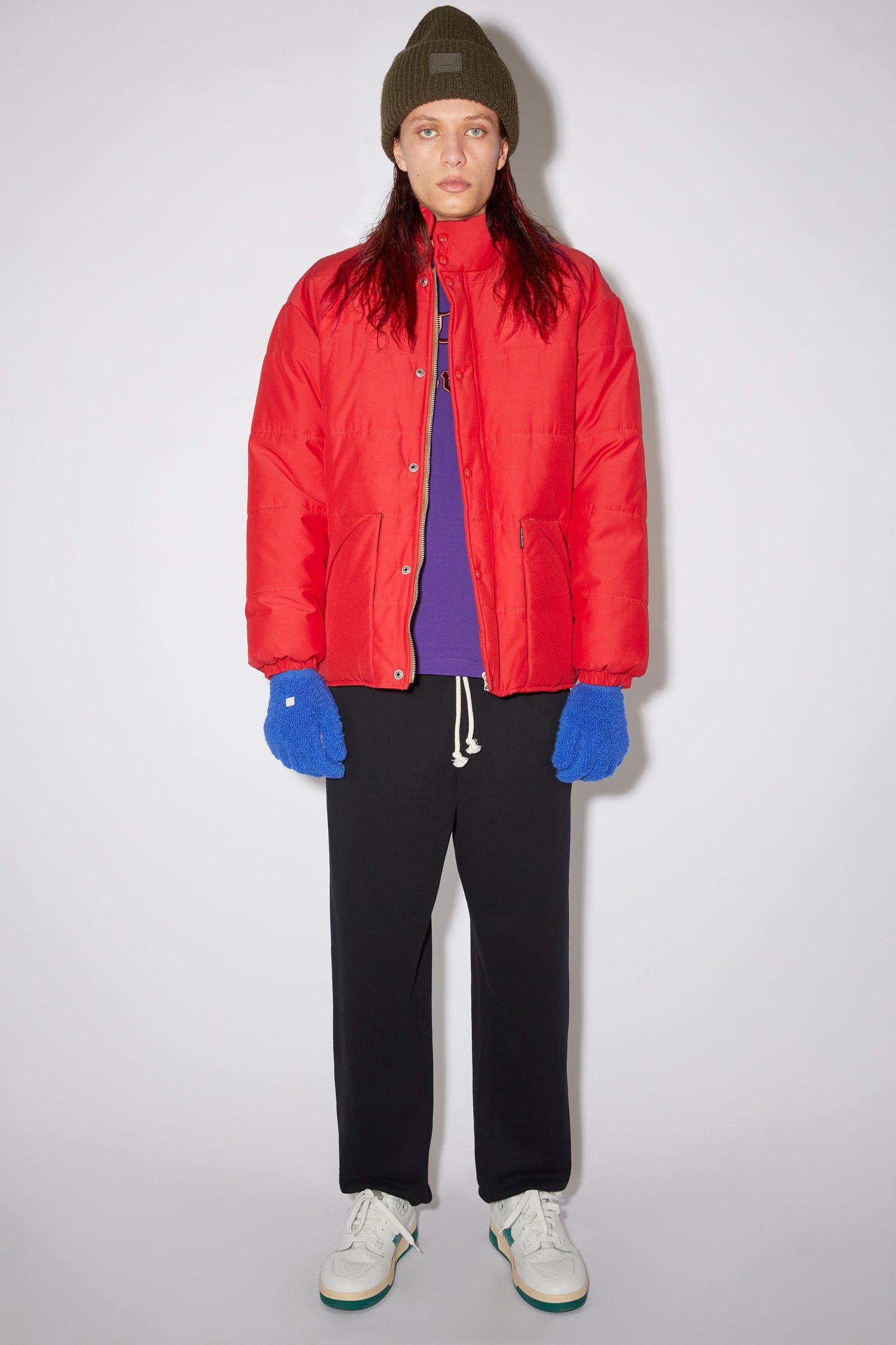 Padded jacket - Bright Red - 2