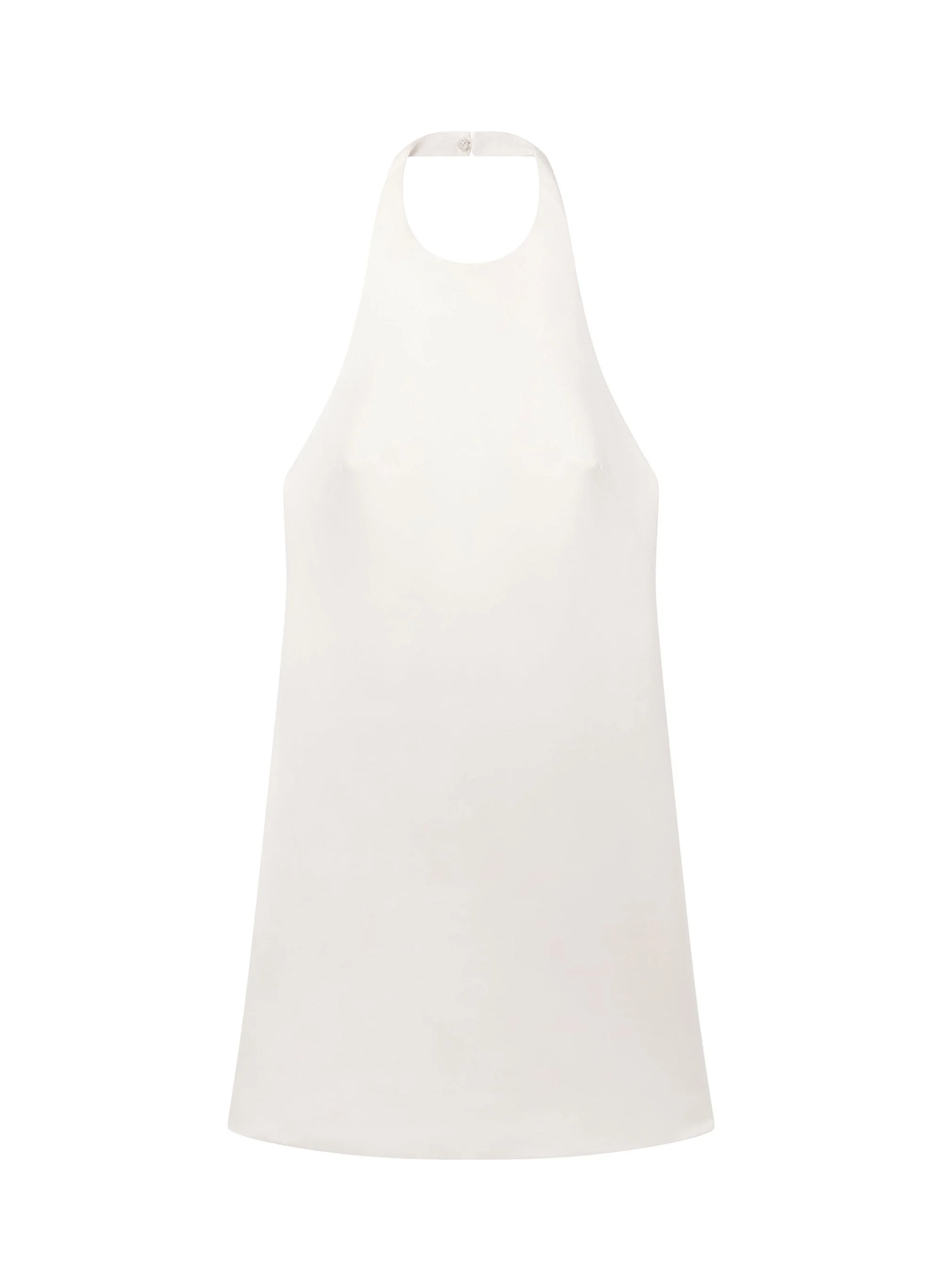 Sophia Satin Halter Mini Dress - 1