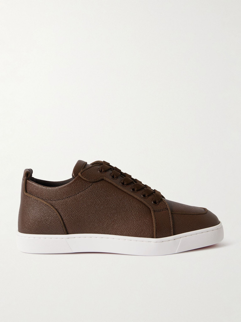 Rantulow Full-Grain Leather Sneakers Brown 1