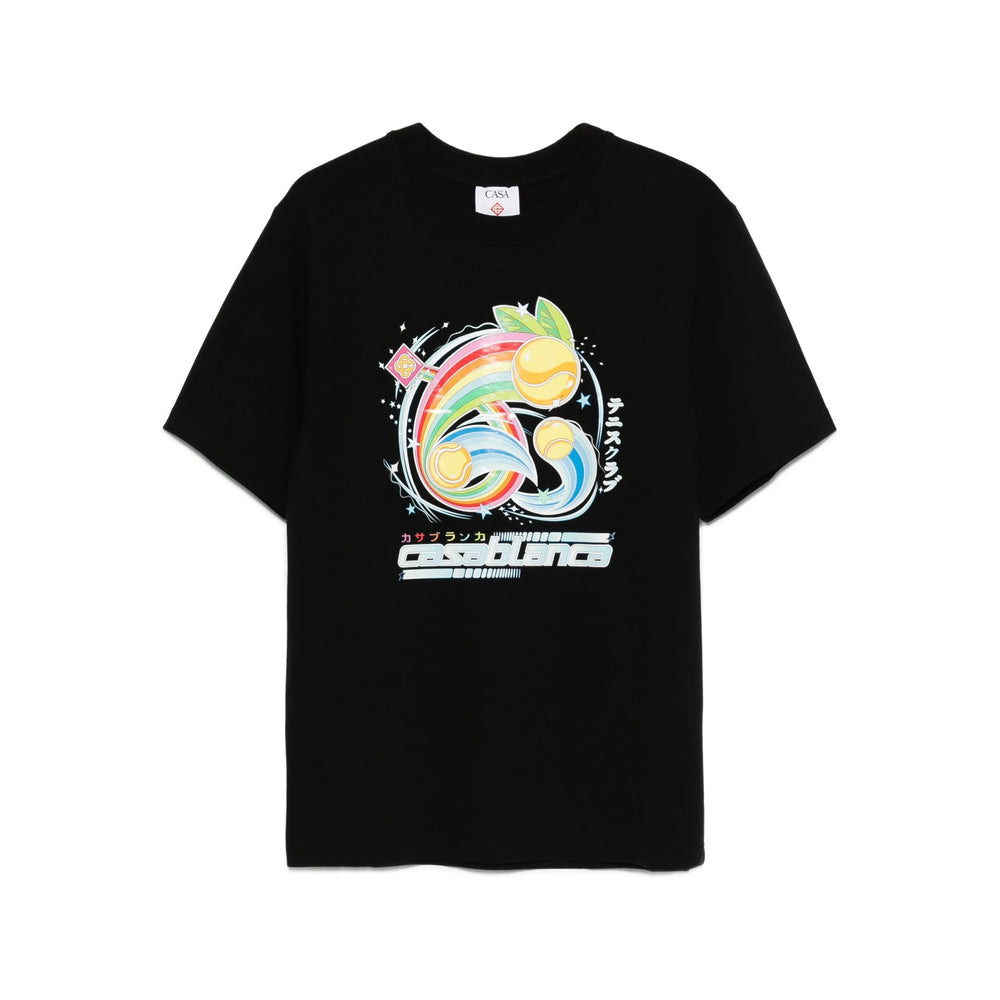 Casablanca Black T-Shirts & Vests - T-Shirts Men - 1