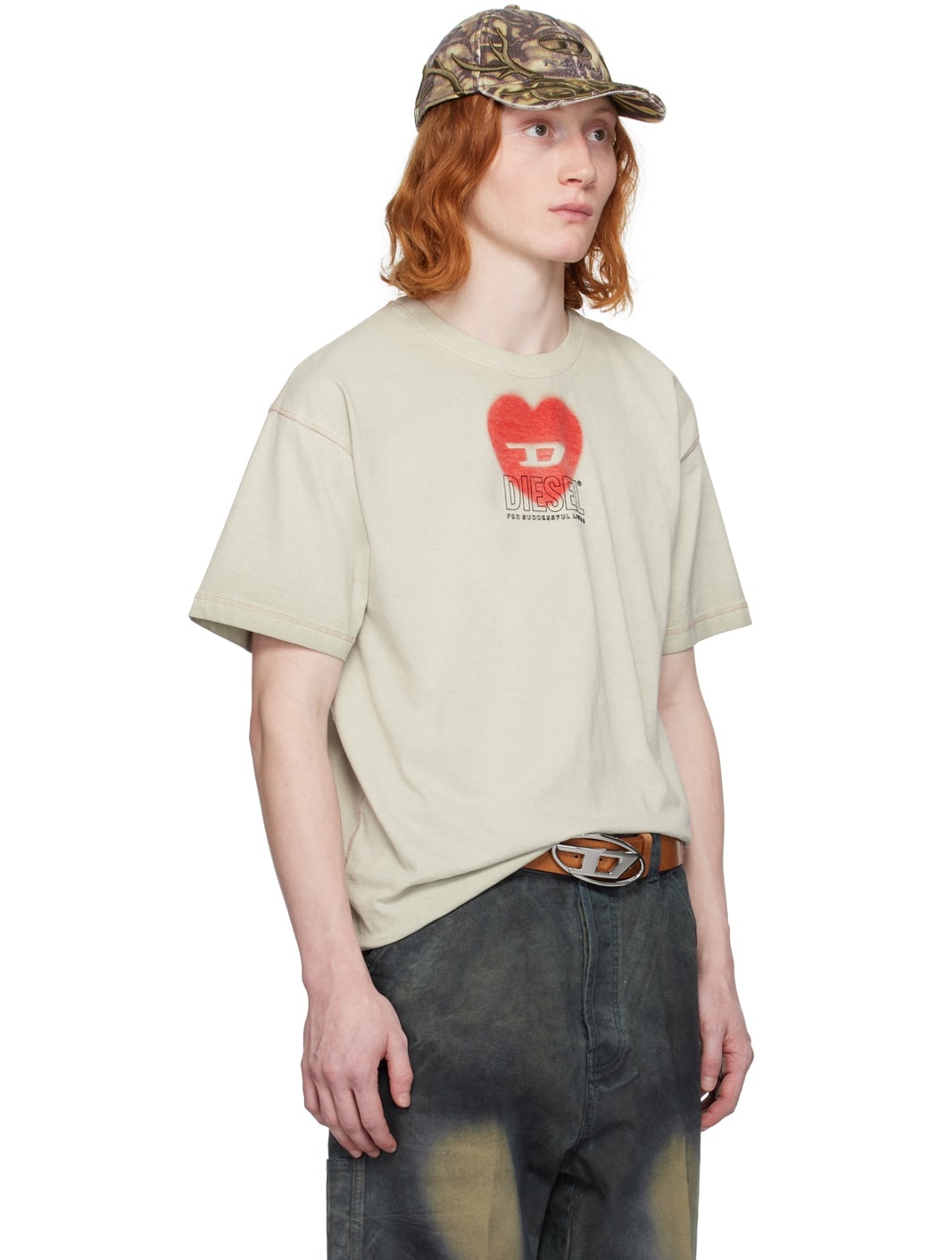 Brown T-Buxt-N4 T-Shirt - 2