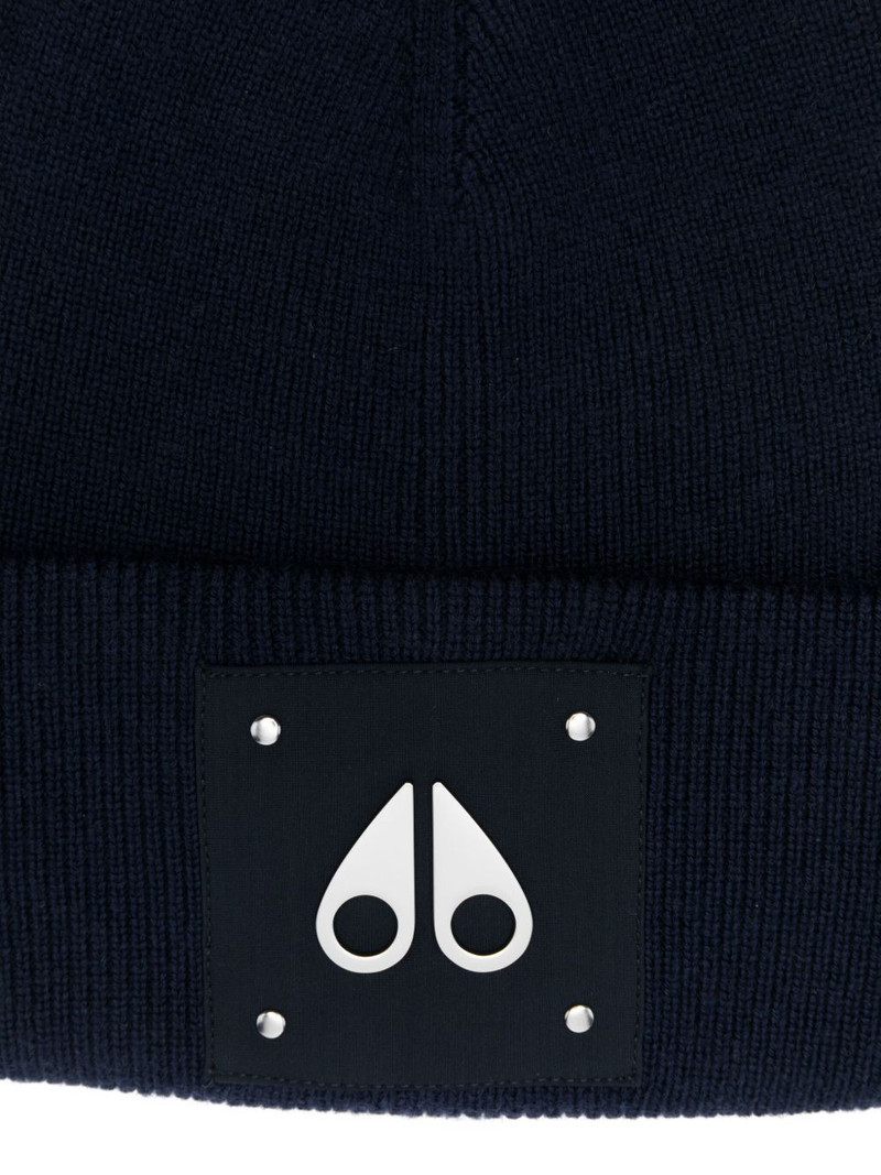 logo-plaque beanie 3