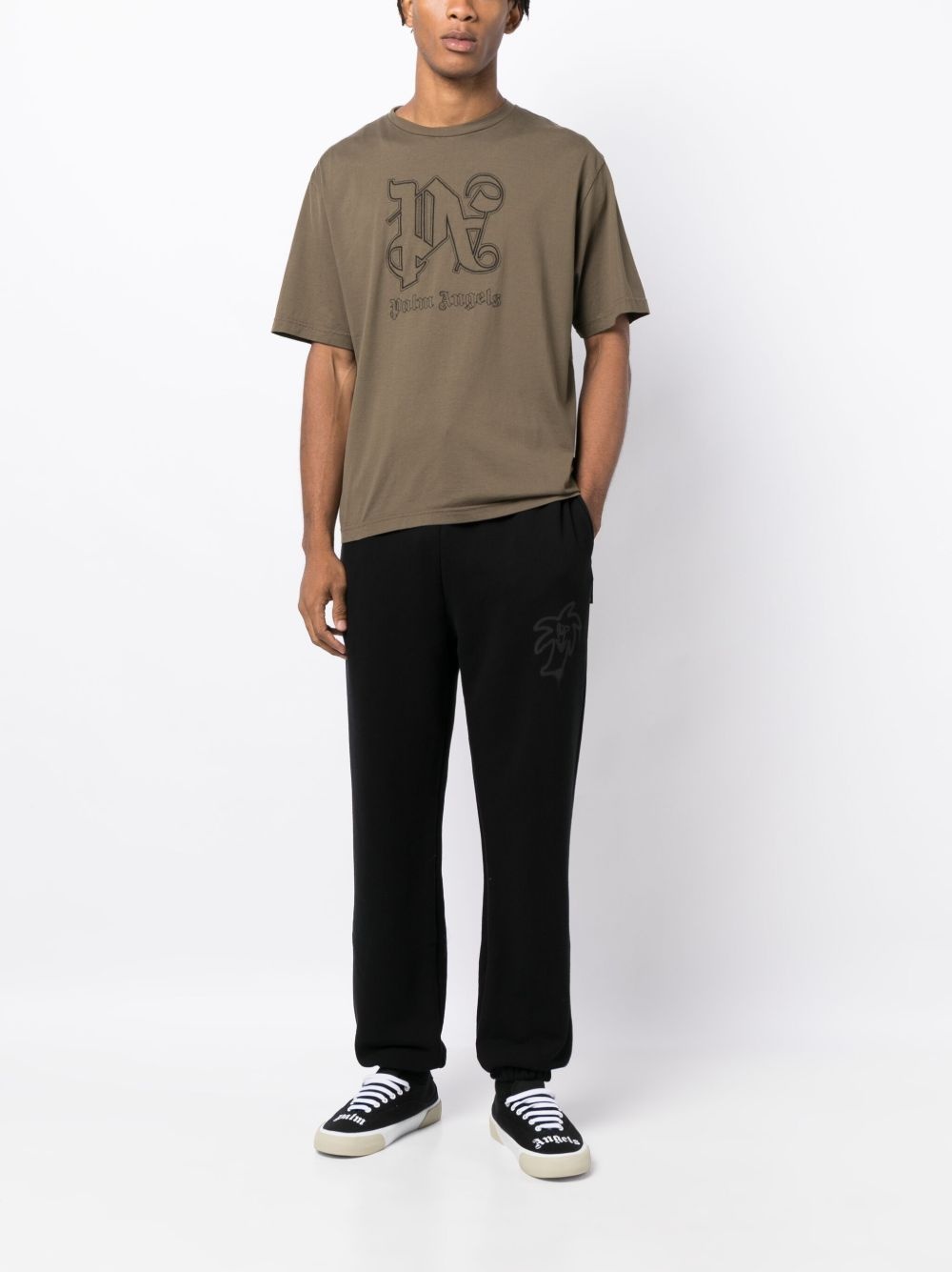 PA MONOGRAM STATEMENT REG TEE BROWN  BLA - 2