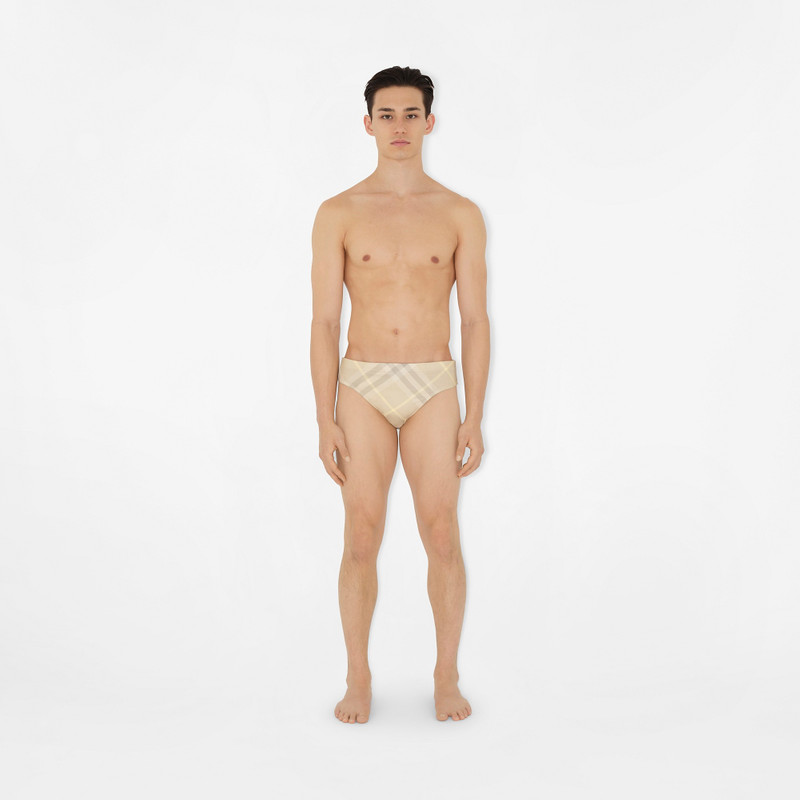 Burberry Check Swim Briefs outlook